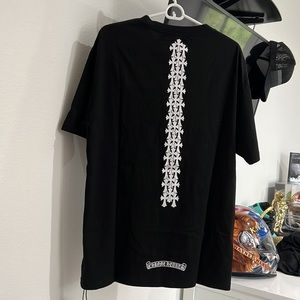 Mens chrome heart black t shirt bnwt size XL